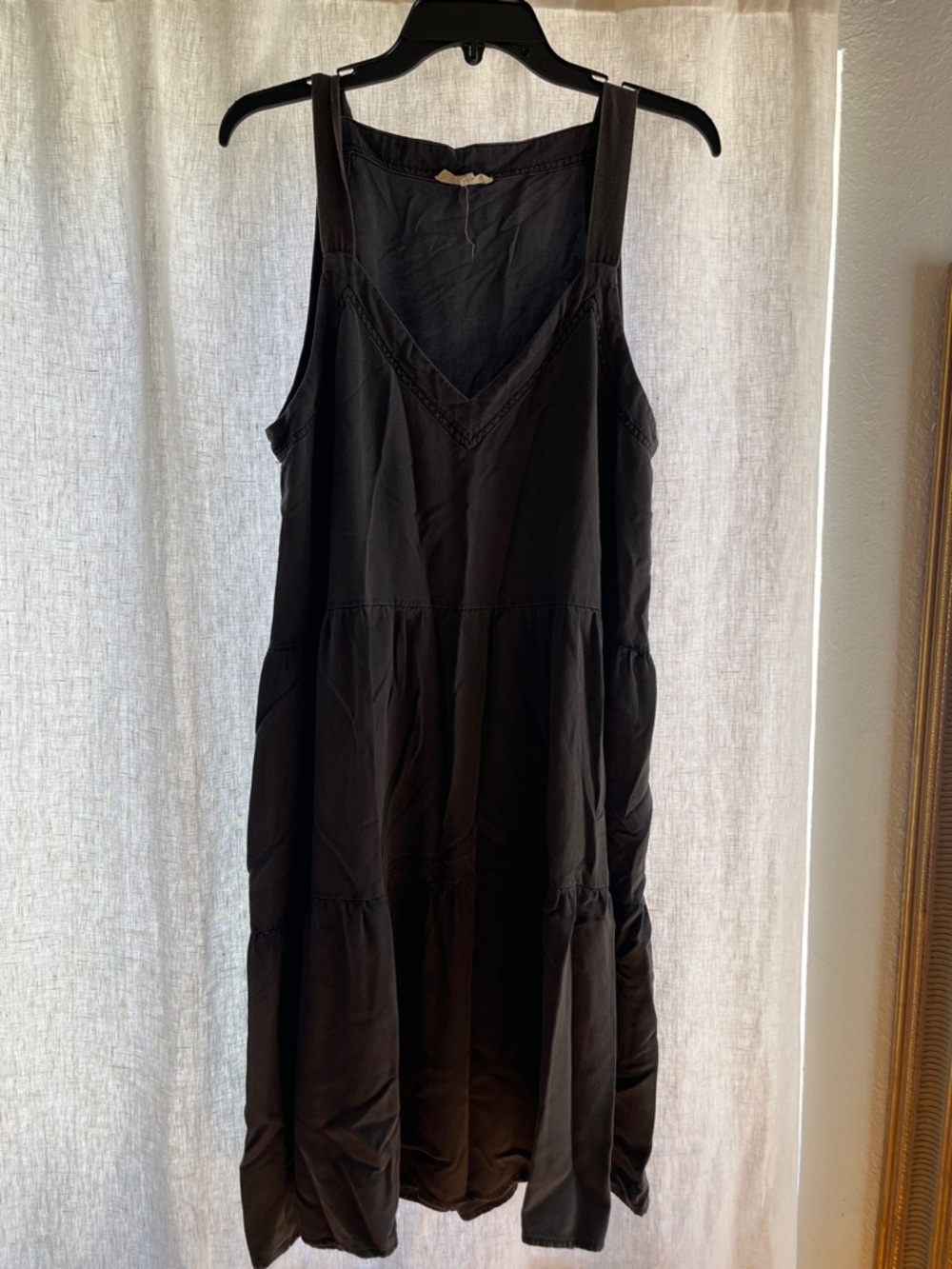 Splendid Charcoal Gray Sleeveless Dress